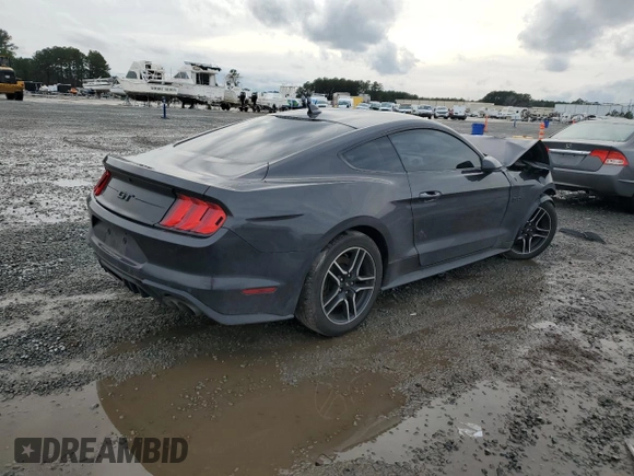 2022 Ford Mustang GT with VIN 1FA6P8CF1N5136952, listed as a Copart auction lot 53072855 with 71,665 mi miles and Salvage title. Bid and sale history available at DreamBid. Image 3.