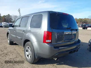 2013 Honda Pilot LX с VIN 5FNYF4H29DB014310, выставлен на аукционе IAAI как лот 41300485 с пробегом 162 376 миль миль и . История ставок и продаж доступна на DreamBid. Изображение 3.