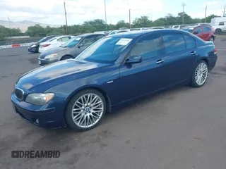 2008 BMW 7 Series 750Li with VIN WBAHN83548DT83470, listed as a IAAI auction lot 41071244 with 106,064 mi miles and . Bid and sale history available at DreamBid. Image 2.
