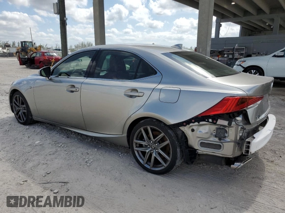 2017 Lexus IS 200t z VIN JTHBA1D28H5049807, wystawiony jako Copart lot #55746585 z przebiegiem 82 984 mil mil oraz Szkoda całkowita • Salvage title. Historia ofert i sprzedaży dostępna na DreamBid. Obrazek 2.