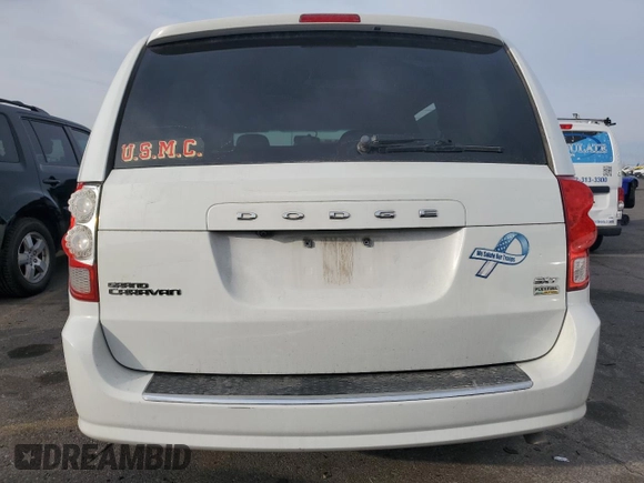 2017 Dodge Grand Caravan SXT with VIN 2C4RDGCG6HR761257, listed as a Copart auction lot 43069225 with 88,540 mi miles and Salvage Title. Bid and sale history available at DreamBid. Image 6.