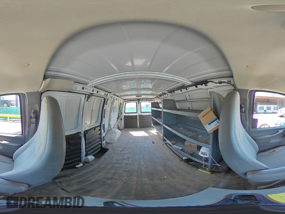 2012 Chevrolet Express Cargo z VIN 1GCWGFCA1C1193688, wystawiony jako Copart lot #54392185 z przebiegiem 133 617 mil mil oraz Szkoda całkowita • Salvage title. Historia ofert i sprzedaży dostępna na DreamBid. Obrazek 15.