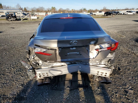 2016 Lexus RC 200t with VIN JTHHA5BCXG5003424, listed as a Copart auction lot 41514645 with 108,366 mi miles and Salvage Title. Bid and sale history available at carsss.com. Image 6.