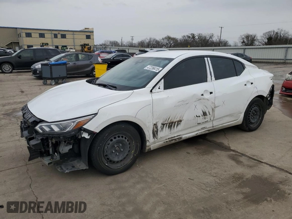 2022 Nissan Sentra S with VIN 3N1AB8BV5NY241154, listed as a Copart auction lot 47236415 with 79,407 mi miles and Salvage Title. Bid and sale history available at carsss.com. Image 1.