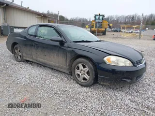 2006 Chevrolet Monte Carlo LT 3.5L with VIN 2G1WM16KX69255338, listed as a IAAI auction lot 41727117 with 160,989 mi miles. Bid and sale history available at carsss.com. Image 1.