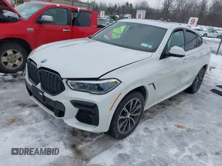 2023 BMW X6 M50i with VIN 5UXCY8C02P9N80310, listed as a IAAI auction lot 41619497 with 19,686 mi miles. Bid and sale history available at carsss.com. Image 16.