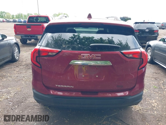 2019 GMC Terrain SLE with VIN 3GKALMEV0KL154919, listed as a IAAI auction lot 42156274 with 45,209 mi miles and . Bid and sale history available at DreamBid. Image 16.