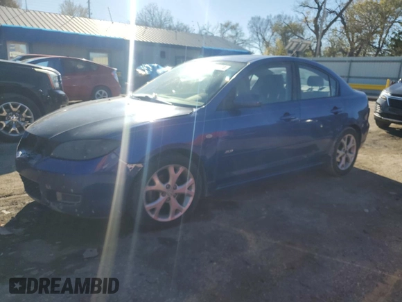2007 Mazda 3 s Sport with VIN JM1BK323271727236, listed as a Copart auction lot 76995974 with 178,000 mi miles and Salvage Title. Bid and sale history available at carsss.com. Image 1.