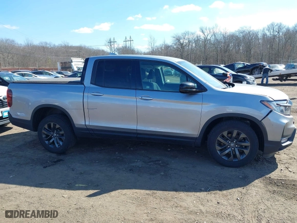 2021 Honda Ridgeline Sport with VIN 5FPYK3F10MB003879, listed as a IAAI auction lot 41677509 with 36,804 mi miles. Bid and sale history available at carsss.com. Image 13.
