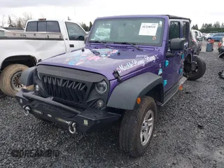 2018 Jeep Wrangler JK Unlimited Sport S with VIN 1C4BJWDG0JL847049, listed as a IAAI auction lot 41218525 with 90,588 mi miles. Bid and sale history available at carsss.com. Image 2.