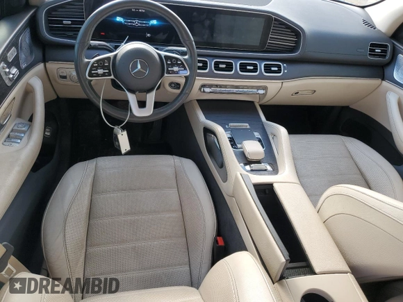 2020 Mercedes-Benz GLS 450 with VIN 4JGFF5KE9LA214347, listed as a Copart auction lot 46700204 with 48,750 mi miles and . Bid and sale history available at DreamBid. Image 8.