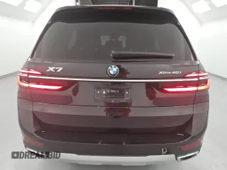 2025 BMW X7 xDrive40i z VIN 5UX23EM09S9X05528, wystawiony jako Copart lot #53862305 z przebiegiem 28 698 mil mil oraz Tytuł czysty. Historia ofert i sprzedaży dostępna na DreamBid. Obrazek 6.
