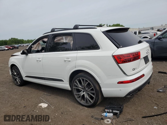 2019 Audi Q7 Prestige with VIN WA1VAAF76KD033457, listed as a Copart auction lot 58704735 with 57,297 mi miles and Salvage title. Bid and sale history available at DreamBid. Image 2.