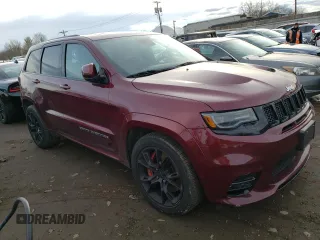 2017 Jeep Grand Cherokee SRT with VIN 1C4RJFDJ3HC919625, listed as a Copart auction lot 56986453 with 52,711 mi miles and Salvage Title. Bid and sale history available at carsss.com. Image 4.