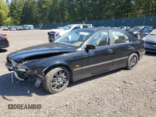 2000 BMW 5 Series 528iA with VIN WBADM6341YGU29669, listed as a Copart auction lot 55398505 with 0 mi miles and Salvage Title. Bid and sale history available at carsss.com. Image 1.