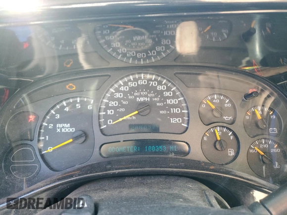 2005 Chevrolet Suburban Z71 with VIN 3GNFK16Z35G217438, listed as a Copart auction lot 43294115 with 100,353 mi miles and Salvage Title. Bid and sale history available at carsss.com. Image 9.