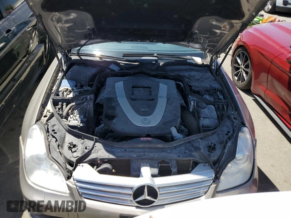 2007 Mercedes-Benz CLS-Class 5.5L with VIN WDDDJ72X97A091152, listed as a Copart auction lot 63346344 with 126,952 mi miles and Salvage Title. Bid and sale history available at carsss.com. Image 11.