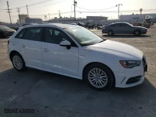 2016 Audi A3 e-tron Premium with VIN WAUVPBFFXGA116655, listed as a Copart auction lot 83637484 with 109,435 mi miles and Salvage Title. Bid and sale history available at carsss.com. Image 4.