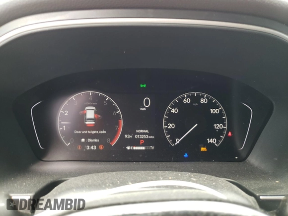 2023 Honda Pilot EX-L with VIN 5FNYG1H59PB020537, listed as a Copart auction lot 55279445 with 13,253 mi miles and Salvage title. Bid and sale history available at DreamBid. Image 9.