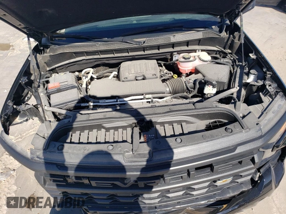 2024 Chevrolet Silverado 1500 Custom with VIN 1GCPDBEK1RZ116972, listed as a Copart auction lot 81566254 with 2,841 mi miles and Salvage Title. Bid and sale history available at DreamBid. Image 11.