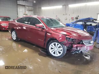 2017 Chevrolet Impala LT with VIN 1G1105SA5HU145359, listed as a Copart auction lot 47818995 with 195,247 mi miles and Salvage Title. Bid and sale history available at DreamBid. Image 4.