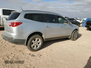 2012 Chevrolet Traverse 1LT with VIN 1GNKRGED4CJ363362, listed as a Copart auction lot 45903905 with 143,053 mi miles and Salvage Title. Bid and sale history available at DreamBid. Image 3.