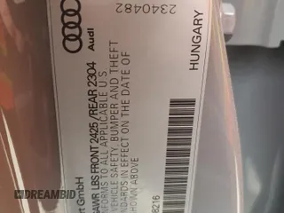 2018 Audi RS 3 z VIN WUABWGFF0J1908216, wystawiony jako Copart lot #46497824 z przebiegiem 36 020 mil mil oraz . Historia ofert i sprzedaży dostępna na DreamBid. Obrazek 12.
