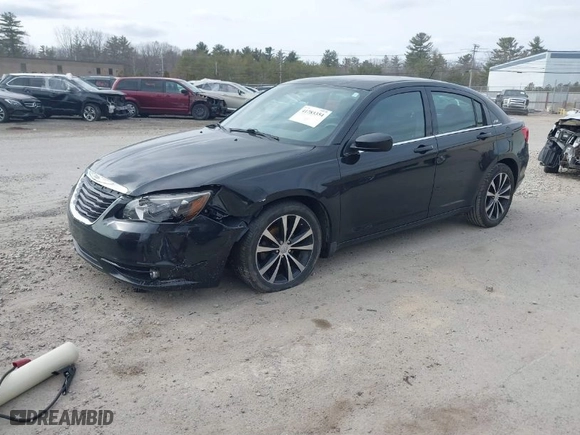 2012 Chrysler 200 Touring with VIN 1C3CCBBG5CN257502, listed as a IAAI auction lot 41783354 with NaN miles. Bid and sale history available at carsss.com. Image 2.