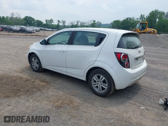 2012 Chevrolet Sonic LT with VIN 1G1JC6SH3C4105414, listed as a IAAI auction lot 42435826 with 103,964 mi miles and . Bid and sale history available at DreamBid. Image 3.