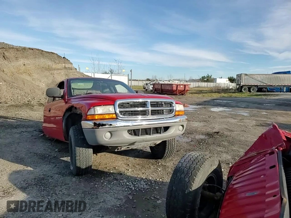 1999 Dodge Dakota SLT with VIN 1B7GG22Y3XS197835, listed as a Copart auction lot 80467304 with 102,463 mi miles and Clean Title. Bid and sale history available at DreamBid. Image 11.