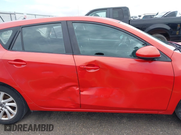 2013 Mazda 3 i Touring with VIN JM1BL1L73D1729401, listed as a IAAI auction lot 42483335 with 127,337 mi miles and . Bid and sale history available at DreamBid. Image 6.