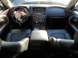 2018 Nissan Armada Platinum with VIN JN8AY2NE0J9732269, listed as a Copart auction lot 84616674 with 89,443 mi miles and Salvage Title. Bid and sale history available at carsss.com. Image 8.