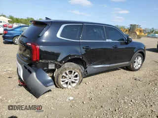 2021 Kia Telluride LX with VIN 5XYP24HC6MG127592, listed as a Copart auction lot 55353825 with 43,115 mi miles and Salvage title. Bid and sale history available at DreamBid. Image 3.