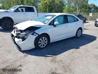 2022 Toyota Corolla LE with VIN 5YFEPMAE5NP370179, listed as a IAAI auction lot 41838269 with 36,873 mi miles. Bid and sale history available at carsss.com. Image 2.