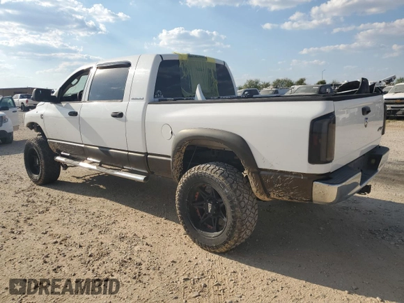 2007 Dodge Ram 2500 SLT with VIN 3D7KS29C47G733997, listed as a Copart auction lot 73201554 with 0 mi miles and Salvage Title. Bid and sale history available at carsss.com. Image 2.