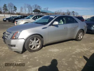 2008 Cadillac CTS AWD w/1SB with VIN 1G6DT57V080197208, listed as a Copart auction lot 43257985 with 125,877 mi miles and Salvage Title. Bid and sale history available at carsss.com. Image 1.