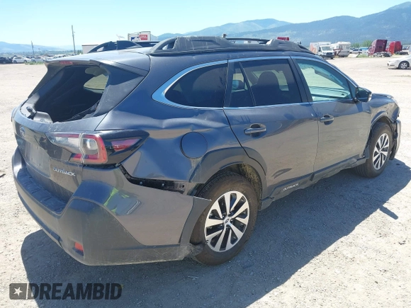 2025 Subaru Outback Premium with VIN 4S4BTADC3S3187368, listed as a IAAI auction lot 42380707 with 5,391 mi miles and . Bid and sale history available at DreamBid. Image 4.