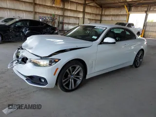 2018 BMW 4 Series 430i z VIN WBA4Z1C59JEC73513, wystawiony jako Copart lot #56741135 z przebiegiem 69 472 mil mil oraz Szkoda całkowita • Salvage title. Historia ofert i sprzedaży dostępna na DreamBid. Obrazek 1.