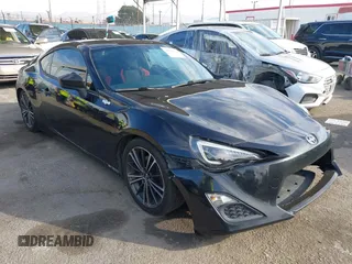 2013 Scion FR-S with VIN JF1ZNAA15D1722382, listed as a IAAI auction lot 41483974 with 108,427 mi miles. Bid and sale history available at carsss.com. Image 1.