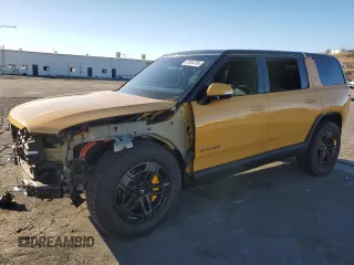 2023 Rivian R1S Launch Edition with VIN 7PDSGABL3PN007354, listed as a Copart auction lot 87954795 with 13,158 mi miles and Salvage Title. Bid and sale history available at carsss.com. Image 1.