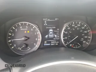 2022 Infiniti Q50 Luxe with VIN JN1EV7BR7NM340678, listed as a Copart auction lot 53838185 with 36,834 mi miles and Salvage title. Bid and sale history available at DreamBid. Image 9.