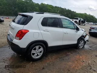 2016 Chevrolet Trax LT z VIN KL7CJLSB7GB540080, wystawiony jako Copart lot #55116305 z przebiegiem 42 811 mil mil oraz Szkoda całkowita • Salvage title. Historia ofert i sprzedaży dostępna na DreamBid. Obrazek 3.