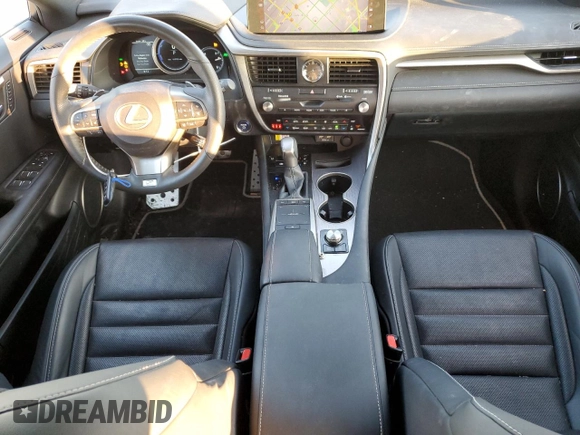 2022 Lexus RX with VIN 2T2YGMDAXNC080182, listed as a Copart auction lot 80543774 with 41,983 mi miles and Salvage Title. Bid and sale history available at carsss.com. Image 8.
