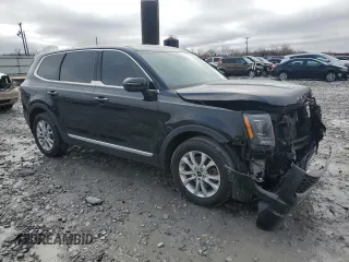 2022 Kia Telluride LX with VIN 5XYP24HCXNG222805, listed as a Copart auction lot 44825665 with 85,316 mi miles and Salvage title. Bid and sale history available at DreamBid. Image 4.