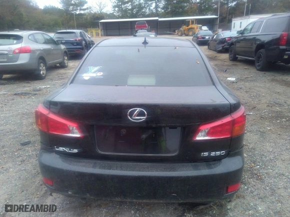 2009 Lexus IS 250 with VIN JTHBK262595094723, listed as a IAAI auction lot 40785547 with NaN miles. Bid and sale history available at carsss.com. Image 16.