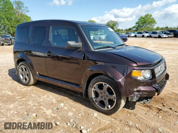 2007 Honda Element SC with VIN 5J6YH18927L002730, listed as a Copart auction lot 51978315 with 241,277 mi miles and Salvage Title. Bid and sale history available at DreamBid. Image 4.