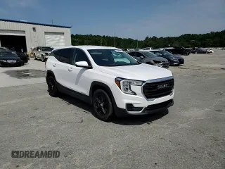 2022 GMC Terrain SLE with VIN 3GKALMEV7NL111764, listed as a Copart auction lot 57487815 with 47,373 mi miles and Salvage title. Bid and sale history available at DreamBid. Image 14.