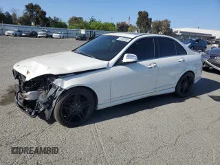 2009 Mercedes-Benz C 300 Sport with VIN WDDGF54X19F271201, listed as a Copart auction lot 55185345 with 214,932 mi miles and Salvage title. Bid and sale history available at DreamBid. Image 1.