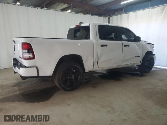 2024 Ram 1500 Lone Star with VIN 1C6SRFFTXRN124870, listed as a Copart auction lot 83383294 with 1,065 mi miles and Clean title. Bid and sale history available at DreamBid. Image 3.