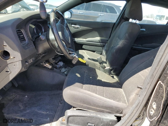 2019 Dodge Charger Police with VIN 2C3CDXKTXKH582032, listed as a Copart auction lot 49369095 with 43,096 mi miles and Salvage Title. Bid and sale history available at carsss.com. Image 7.